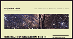 Desktop Screenshot of mllemilie.com